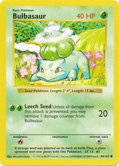 Bulbasaur [Shadowless] #44