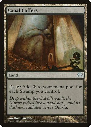 Card art depicts a large, shadowy creature in a cavernous, dimly lit setting.