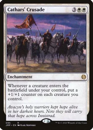 Card art depicts mounted figures in a battlefield scene under a dramatic sky.