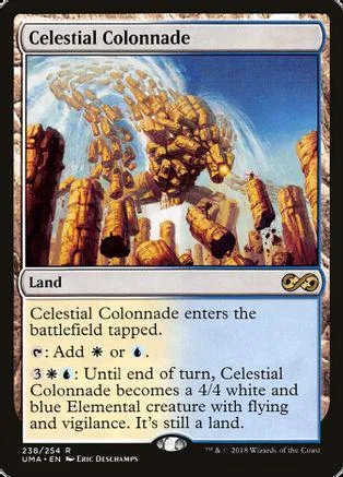 Card art shows towering, golden rock formations under a bright sky.