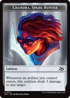 Chandra, Spark Hunter Emblem [Token] #13