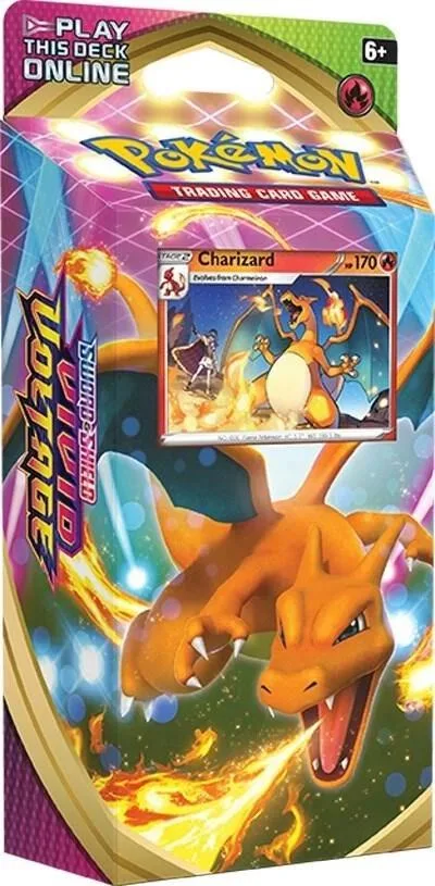 Charizard Pokémon Trading Card Game booster pack, vibrant colors, sealed.