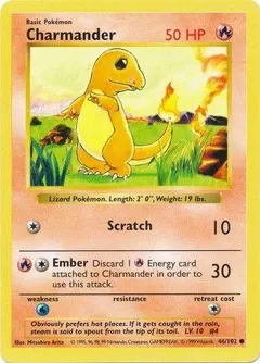 Charmander [Shadowless] #46