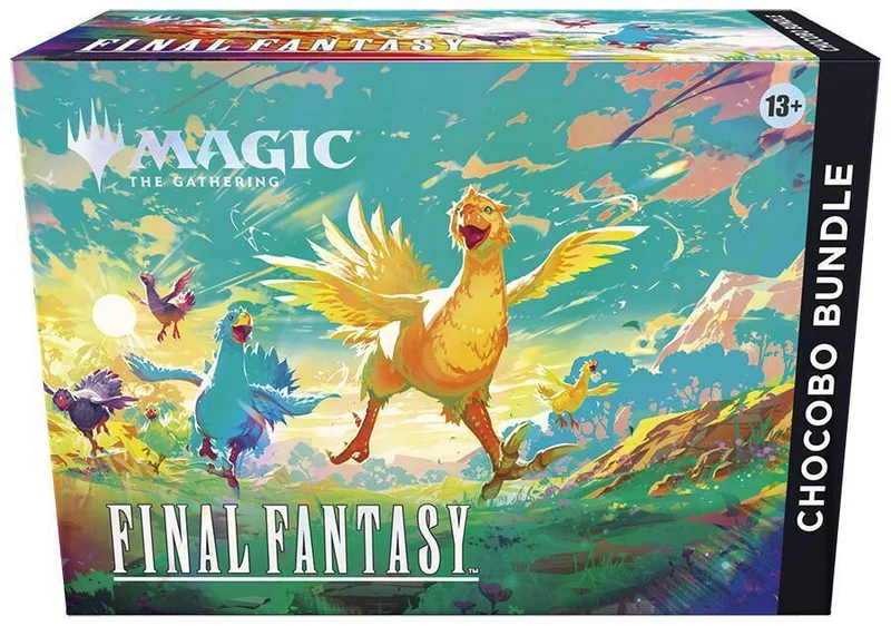 Final Fantasy Magic: The Gathering Chocobo Bundle box art featuring a yellow bird.