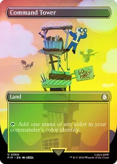 Command Tower [Borderless Foil] #360