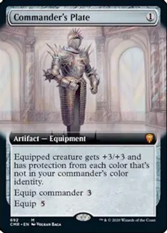 Commander's Plate [Extended Art Foil] #692