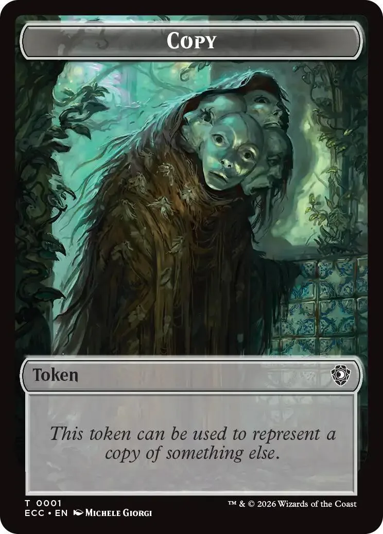 Card art depicts a creature in a dark, mossy forest setting.
