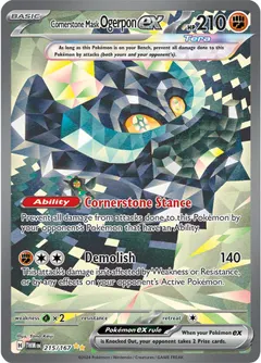 Cornerstone Mask Ogerpon ex #215