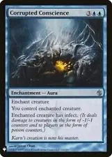 Dark, monstrous creature on a Magic: The Gathering card, "Corrupted Conscience.