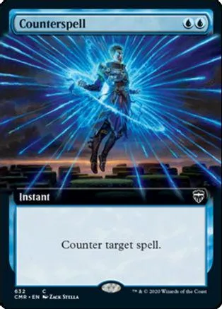 Blue and white card art of a glowing figure surrounded by blue energy.