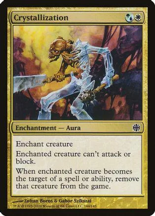 Skeleton figure attacking in dark, fiery scene on a Magic: The Gathering card.