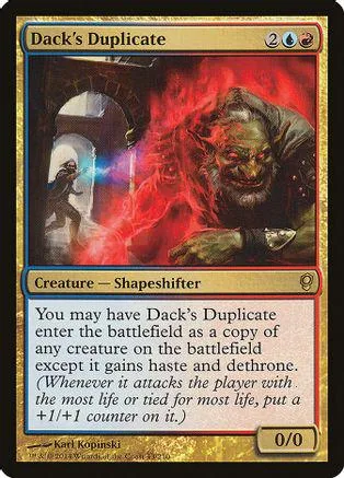 Dark, fiery creature on a Magic: The Gathering card. Black and red tones.