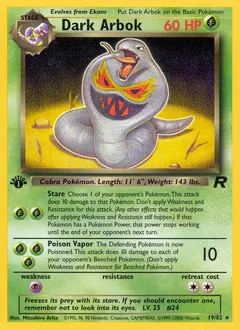 Dark Arbok [1st Edition] #19