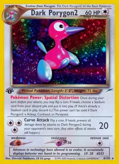 Dark Porygon2 [1st Edition] #8