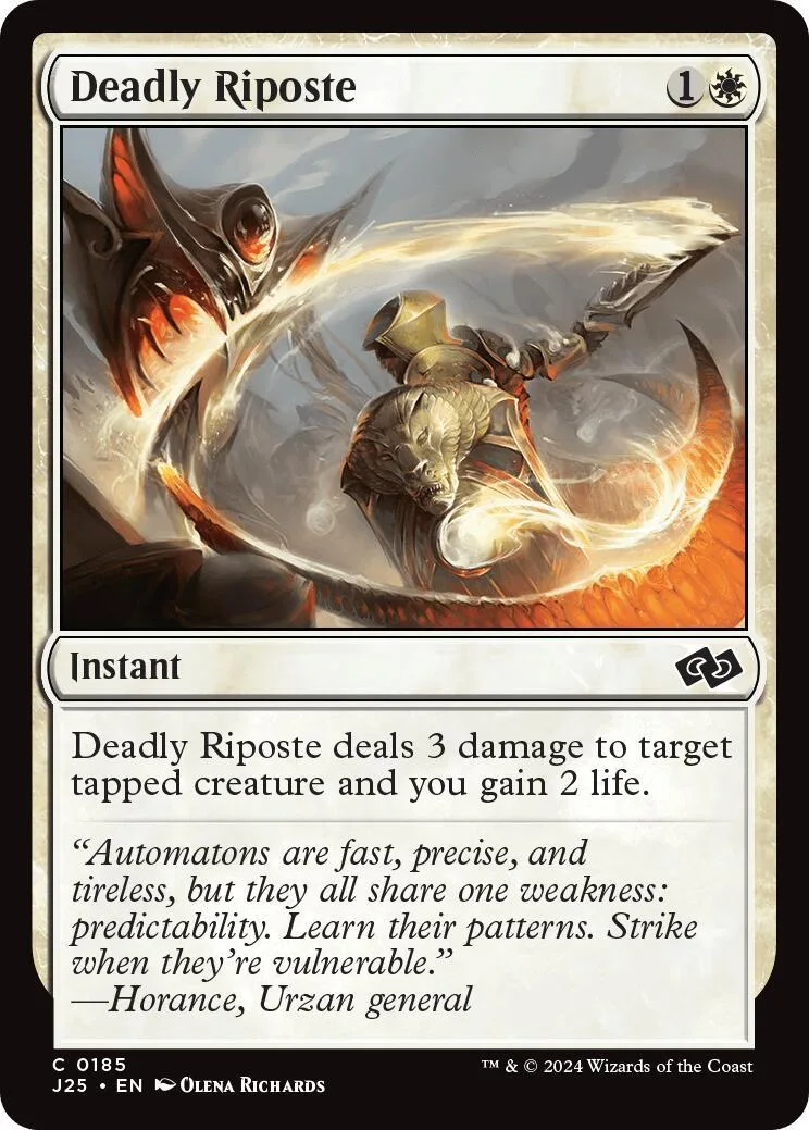 Black and orange creature art on a Magic: The Gathering card.