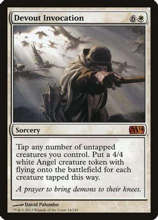 Dark, hooded figure casting spell over battlefield with flying creatures.