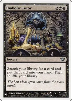 Diabolic Tutor [Foil] #128