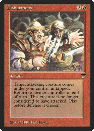 Fantasy art card featuring two armored figures in a dark, dramatic scene.
