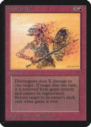 Card art shows a fiery skull figure against an orange background.