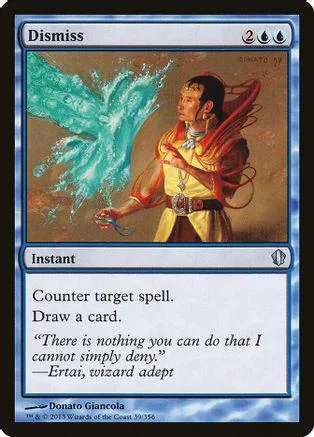 Blue and green magic card art featuring a wizard against a splash of water.