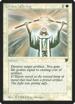 Card art depicts a robed figure holding a glowing, twisted object above head.