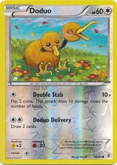 Doduo [Reverse Holo] #55