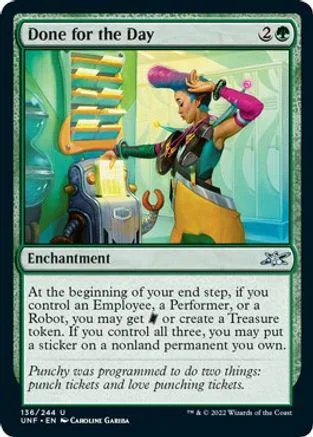 Card art shows a person in colorful attire with musical instruments.
