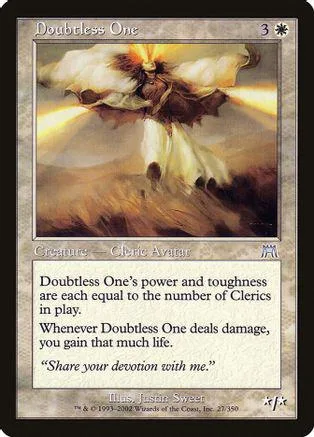 Mystical creature art on a Magic: The Gathering card, brown and gold tones.