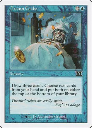 Card art shows a figure sleeping under a white sheet in a dimly lit room.