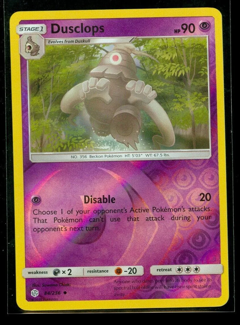 Dark purple and green Pokémon card featuring a large, grey, shelled creature.