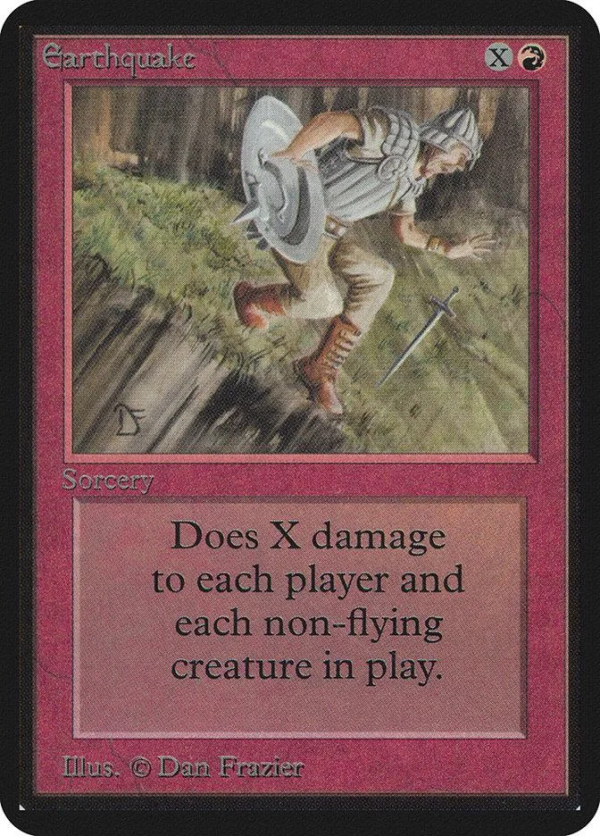 Card art depicts a warrior in armor wielding a shield on a grassy hill.