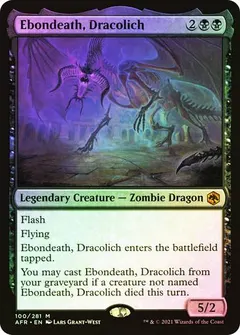 Ebondeath, Dracolich [Foil] #100