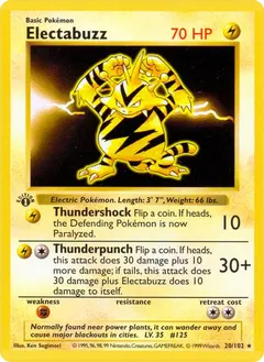 Electabuzz [1st Edition] #20