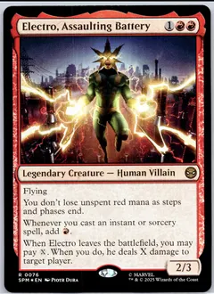 Electro, Assaulting Battery [Foil] #76