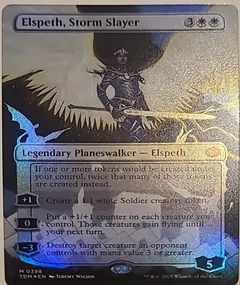 Elspeth, Storm Slayer [Borderless Foil] #398
