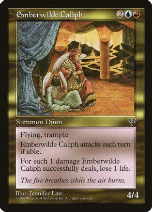 Card art shows figure in ornate robes in dimly lit, cavernous setting.