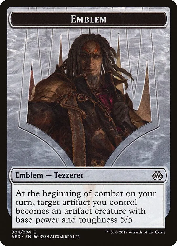 Dark-haired figure in dark robes on a collectible card.