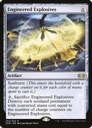 Card art depicts a bright, explosive yellow and white magical blast.