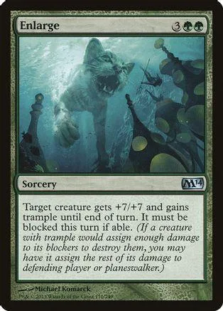 Underwater cat creature art on a Magic: The Gathering Sorcery card.