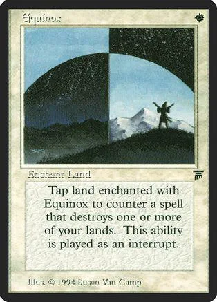 Card art showing dark and light halves over a mountain landscape.