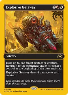 Explosive Getaway [First Place Foil] #479