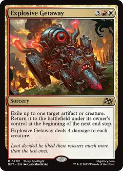 Explosive Getaway [Foil] #202