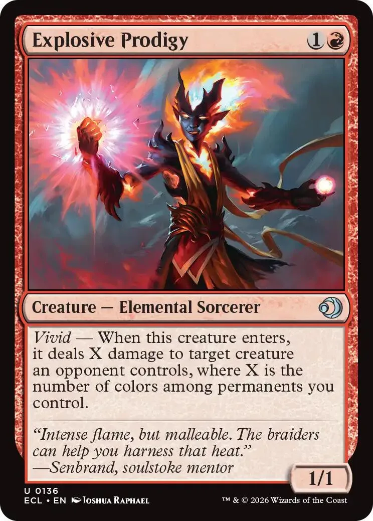 Dark sorcerer with fiery effects on a Magic: The Gathering card.