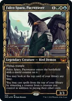 Falco Spara, Pactweaver [Gilded Foil] #372