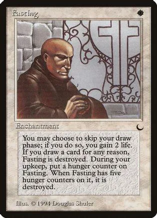 Card art depicts bald man in leather jacket against ornate, grey background.