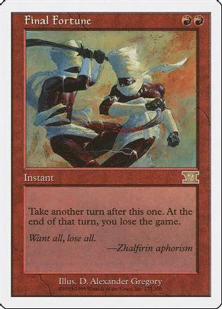 Card art depicts two figures engaged in a dramatic, stylized confrontation.