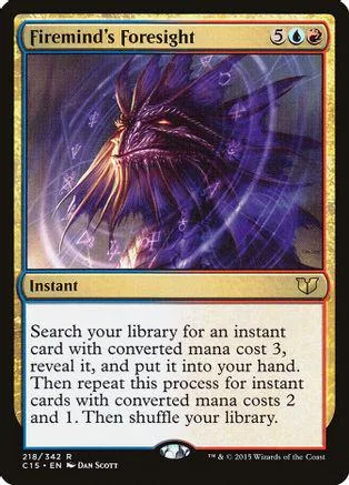 Purple and black card art featuring a dark, spiky creature. Instant spell card.