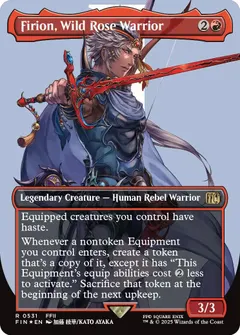 Firion, Wild Rose Warrior [Borderless Surge Foil] #531