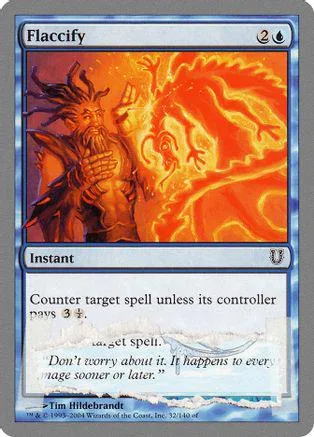 Card art shows fiery, bearded figure against orange dragon flames. Instant spell.
