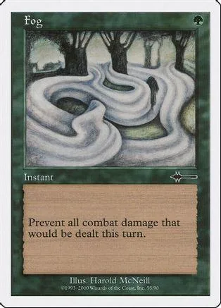 Watercolor art of a winding path through a misty, dark forest.